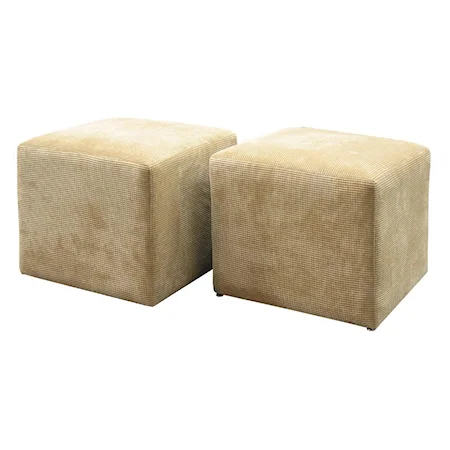 Upholstered Square Cocktail Ottoman